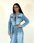 Dress Denim Longuette