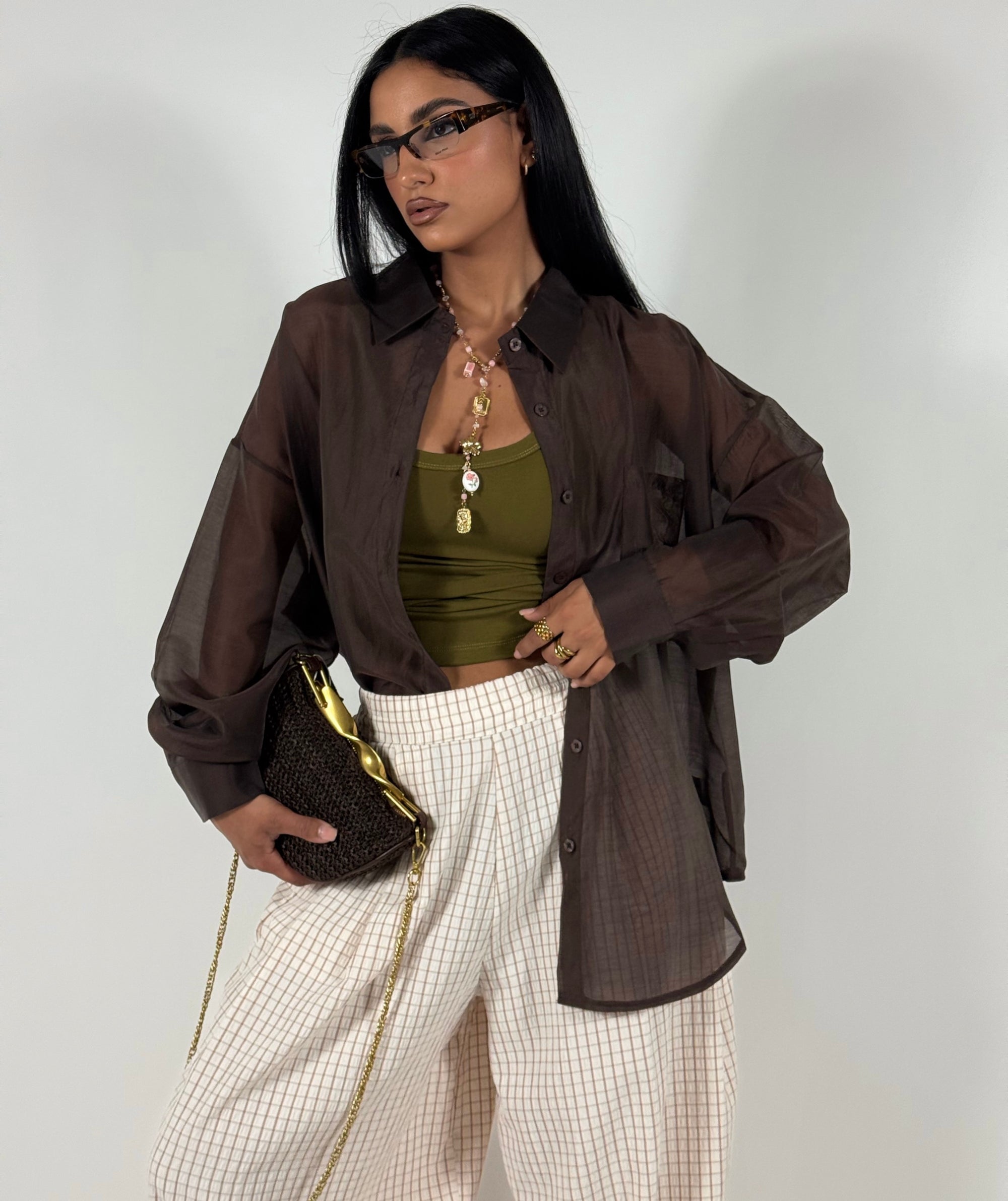 Camicia Organza Oversize