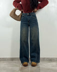 Jeans Wide Leg Sfumato