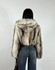 Eco Pelliccia Husky Panna