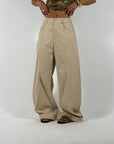 Pantalone Balloon Beige