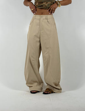 Pantalone Balloon Beige