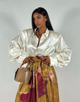 Camicia Raso Spalline