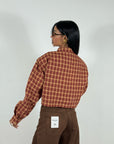 Camicia Cropped Quadretti