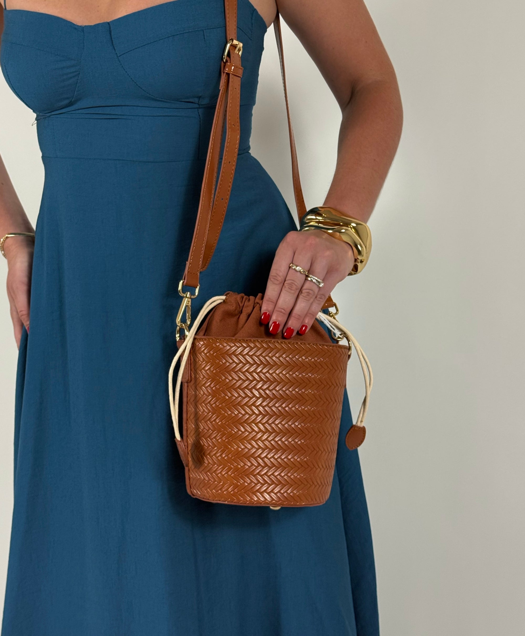 Borsa Secchiello Cuoio