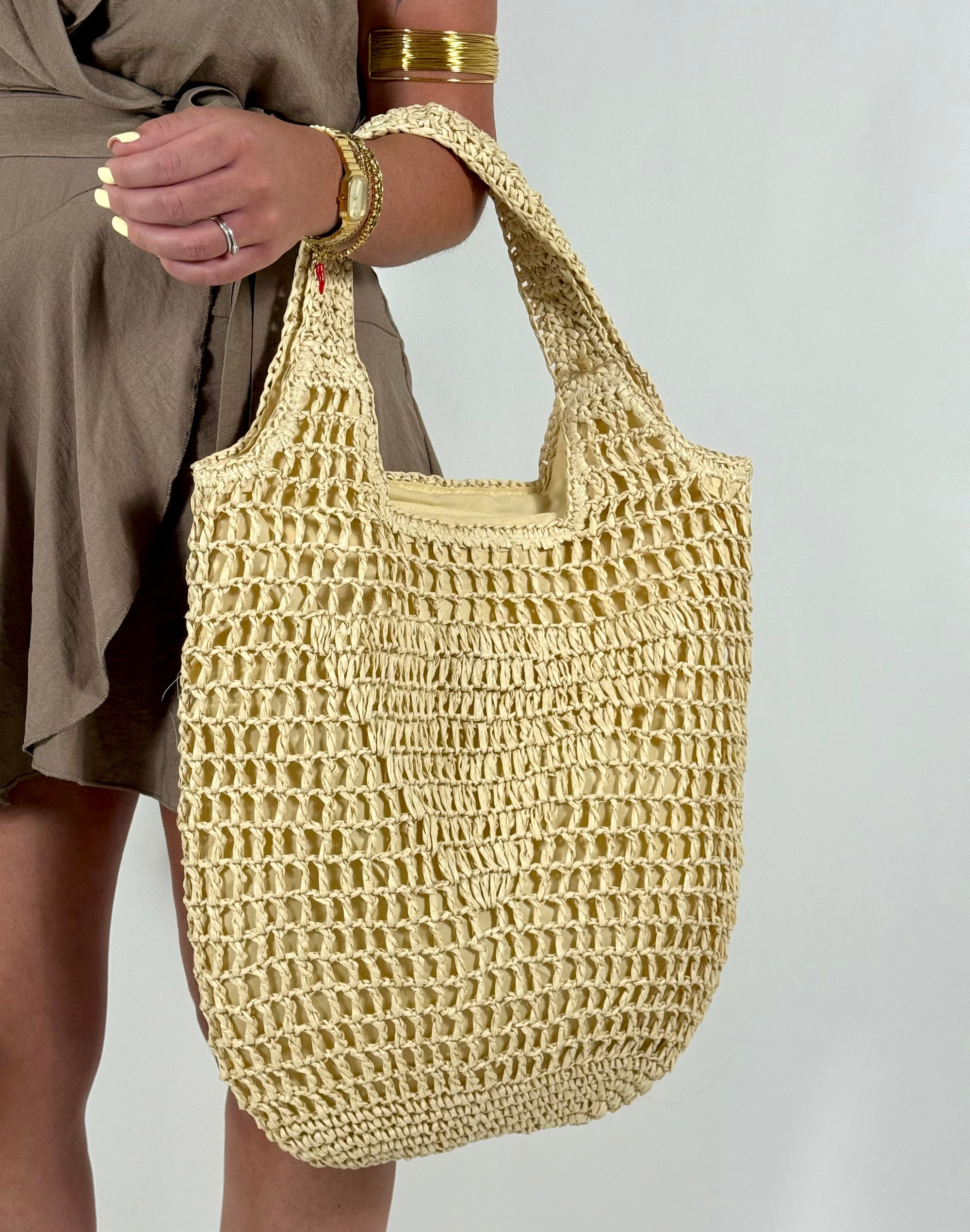 Borsa Crochet Panna