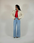 Jeans Wide Leg Chiaro