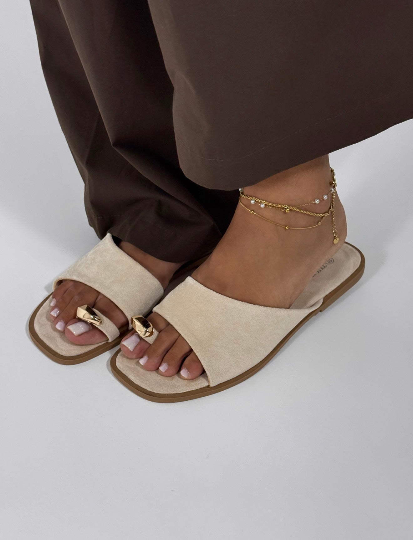 Sandali Details Beige