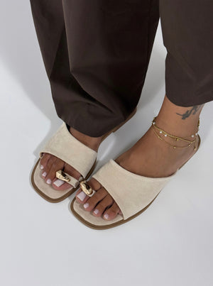Sandali Details Beige