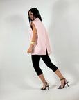 Gilet Japan Gessata Rosa