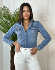 Camicia Denim Slim