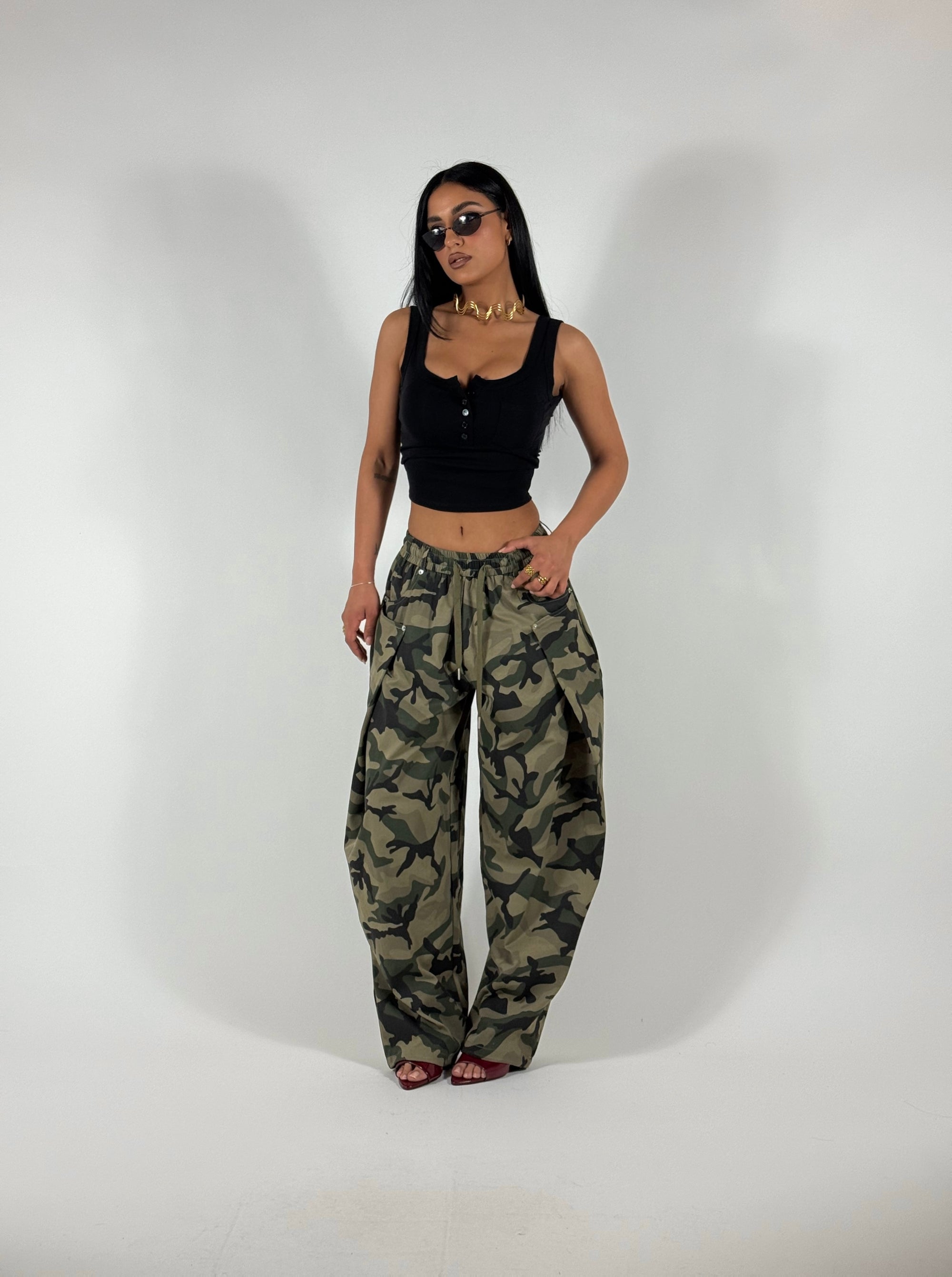 Pant Balloon Militare
