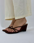Sandali Square Brown