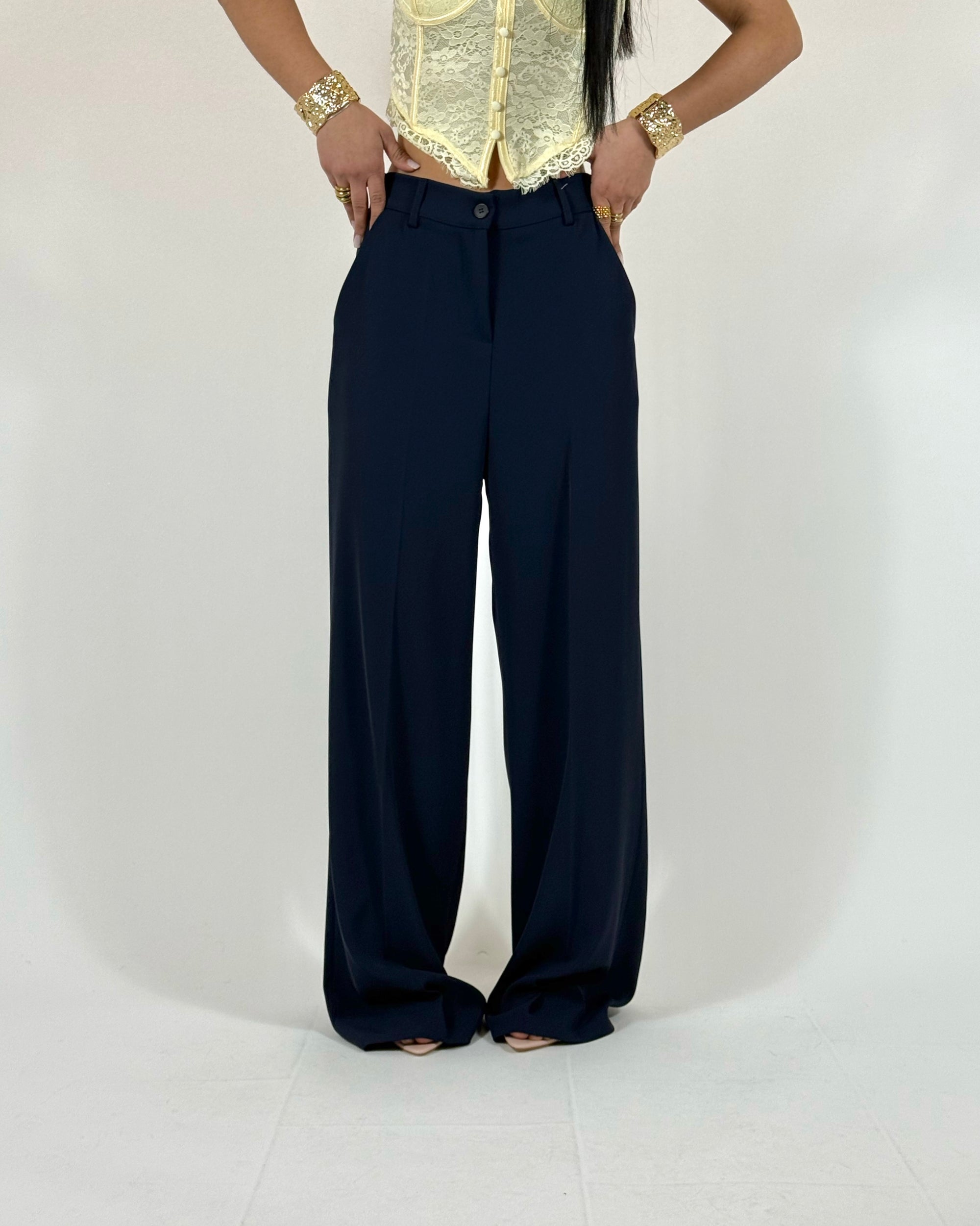 Tailleur District Blu Notte