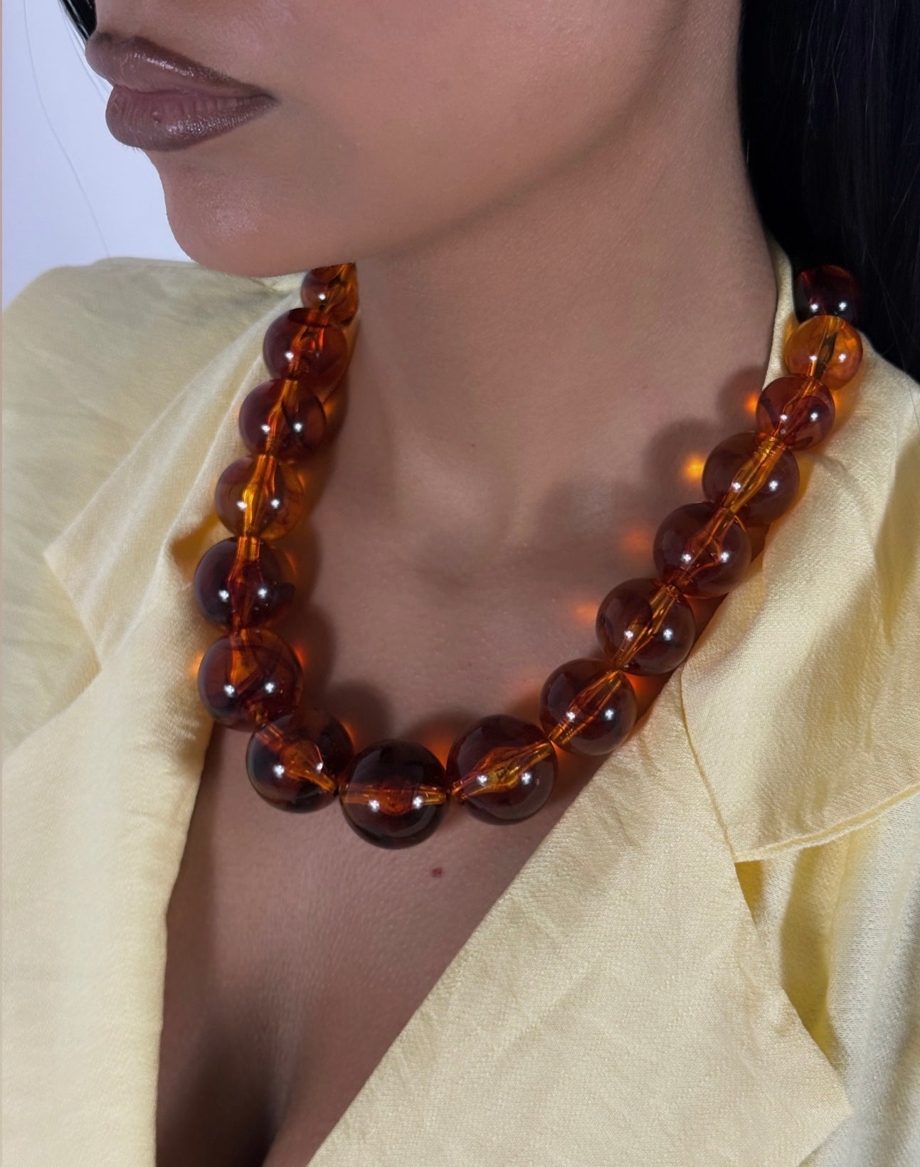 Collana Balls Ambra
