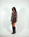 Jacket Dress Brownie