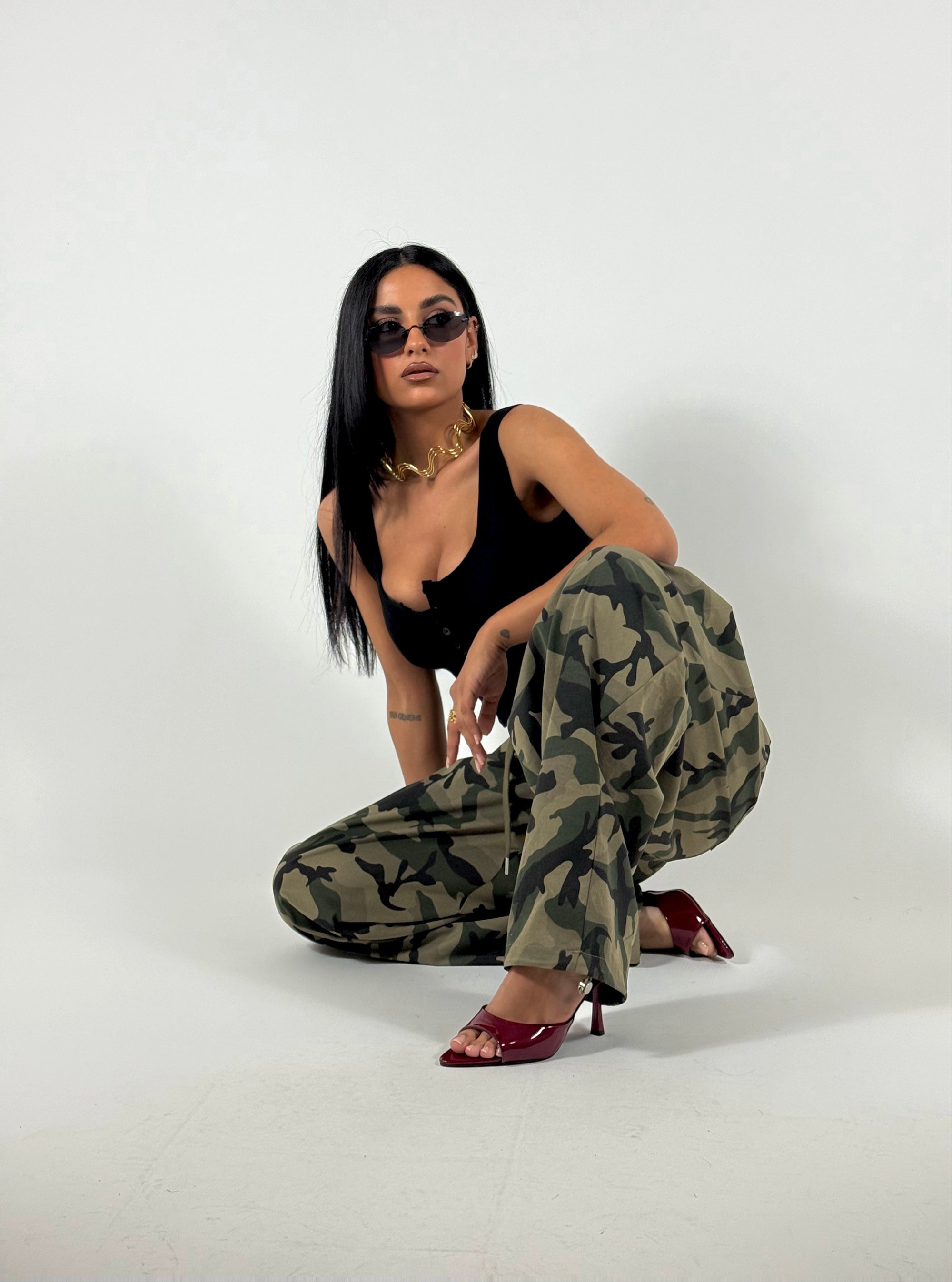 Pant Balloon Militare