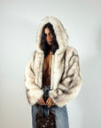 Eco Pelliccia Husky Panna