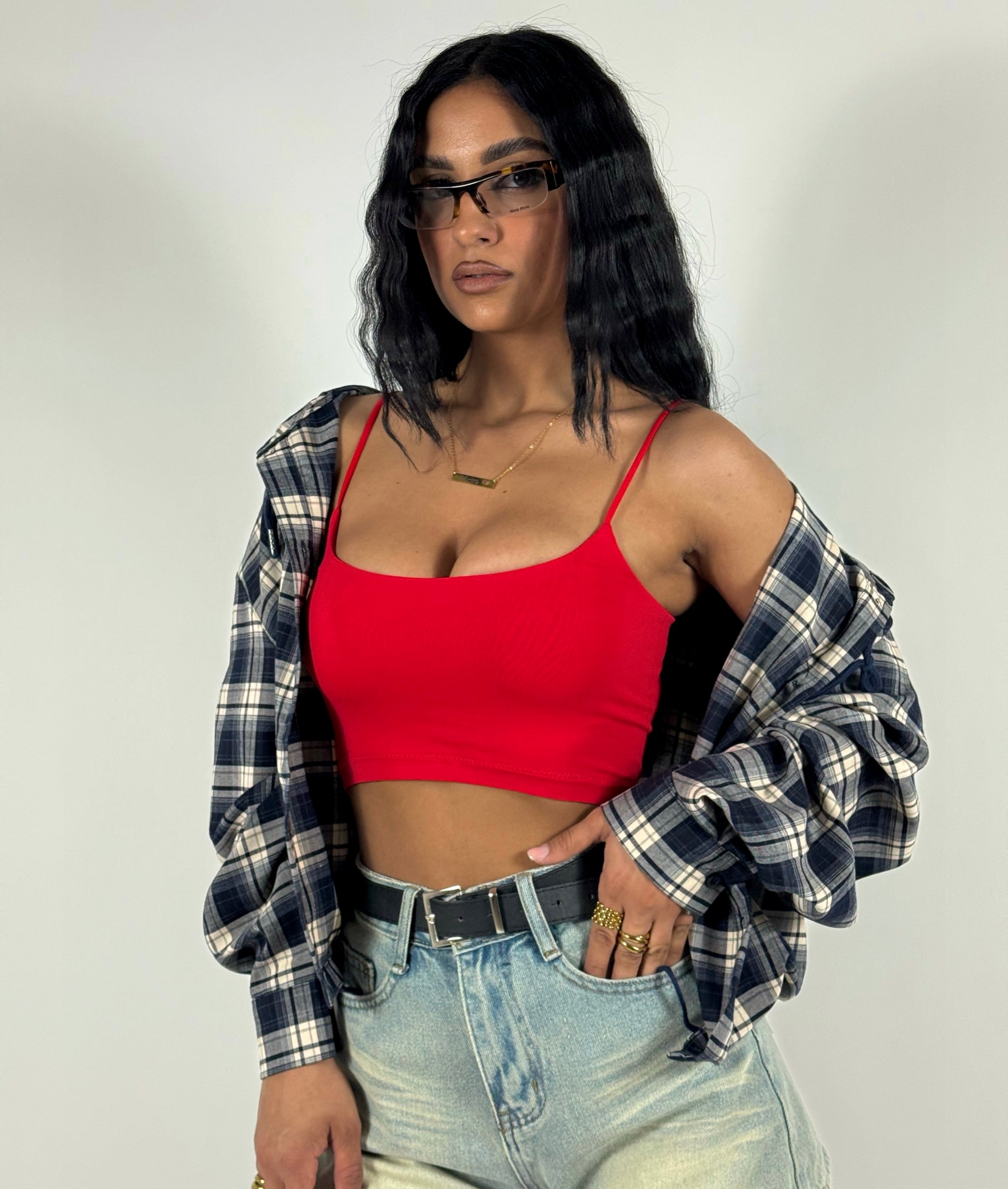 Crop Top Bretellina
