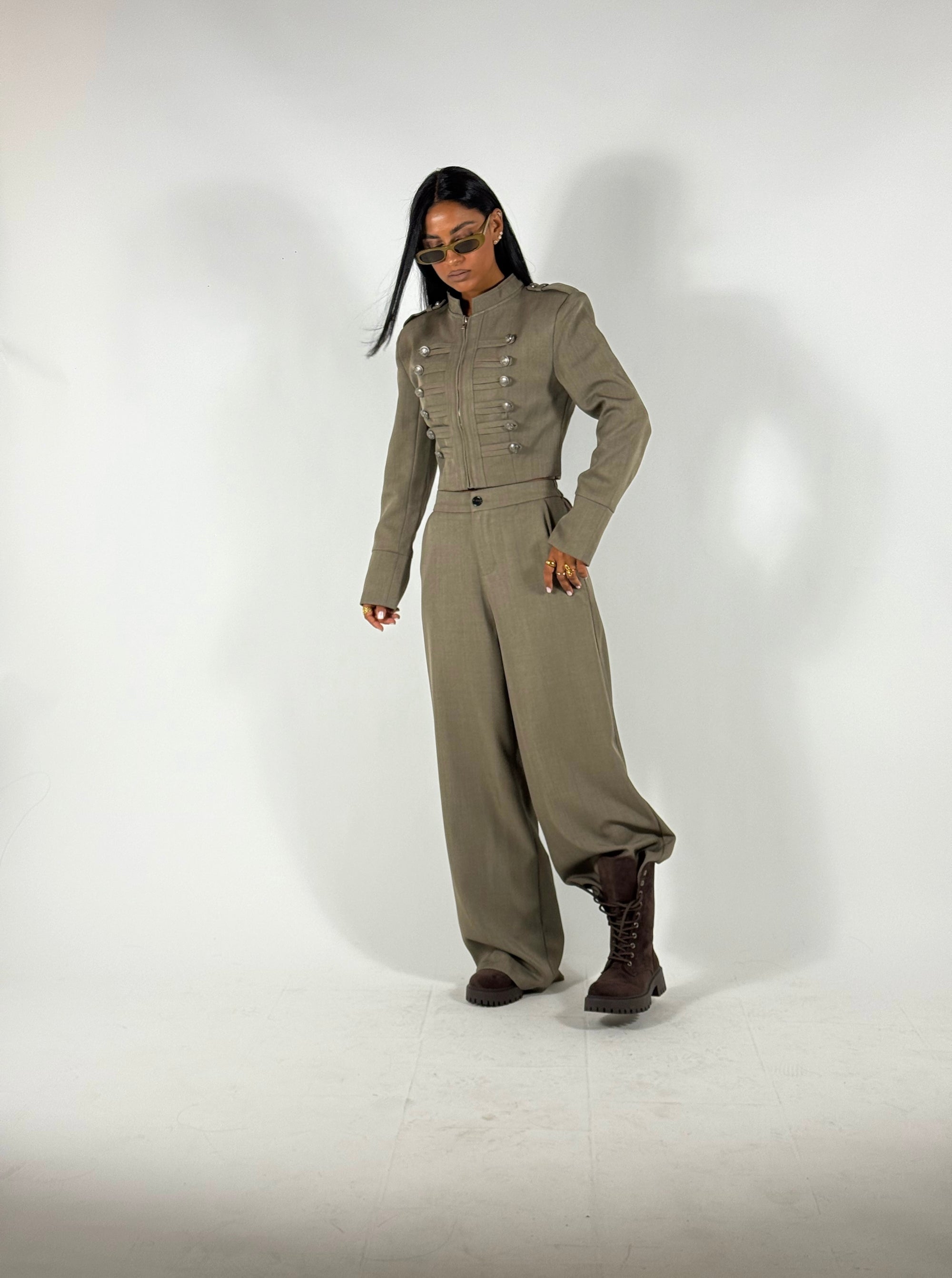 Pantalone Dritto Tortora