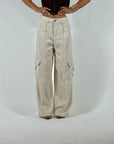 Pantalone Cargo Lino