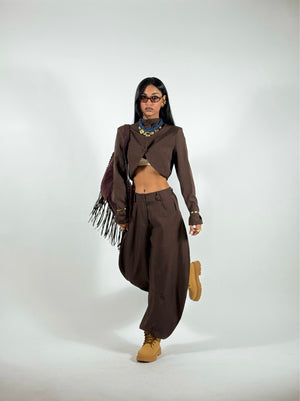 Tailleur Tokyo Marrone