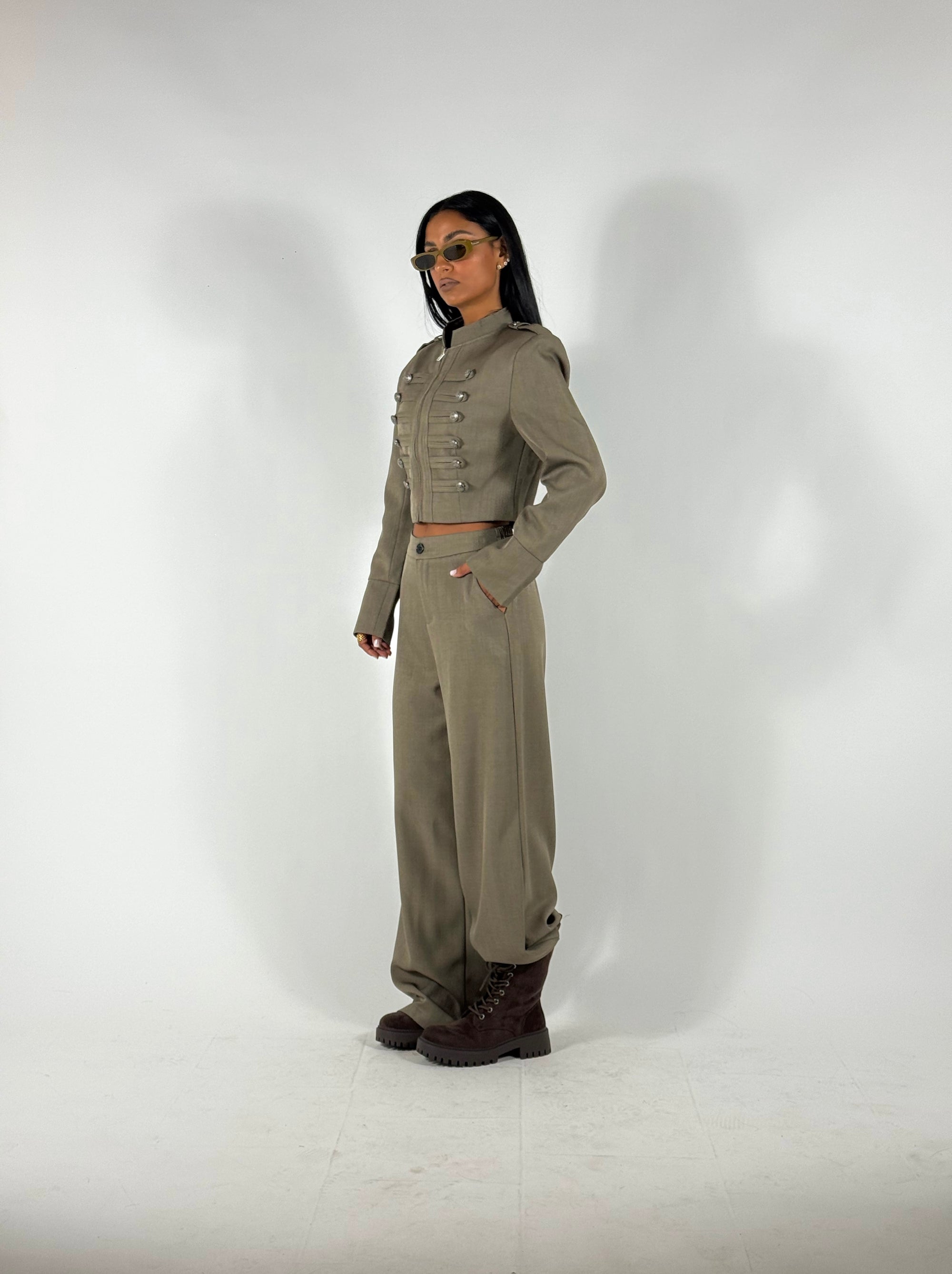 Pantalone Dritto Tortora