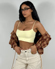 Crop Top Bretellina