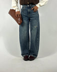 Jeans Balloon Fit Strappo