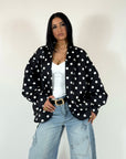 Jacket Balloon Pois Nero