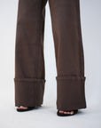 Jeans Piegone Marrone