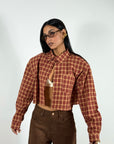 Camicia Cropped Quadretti