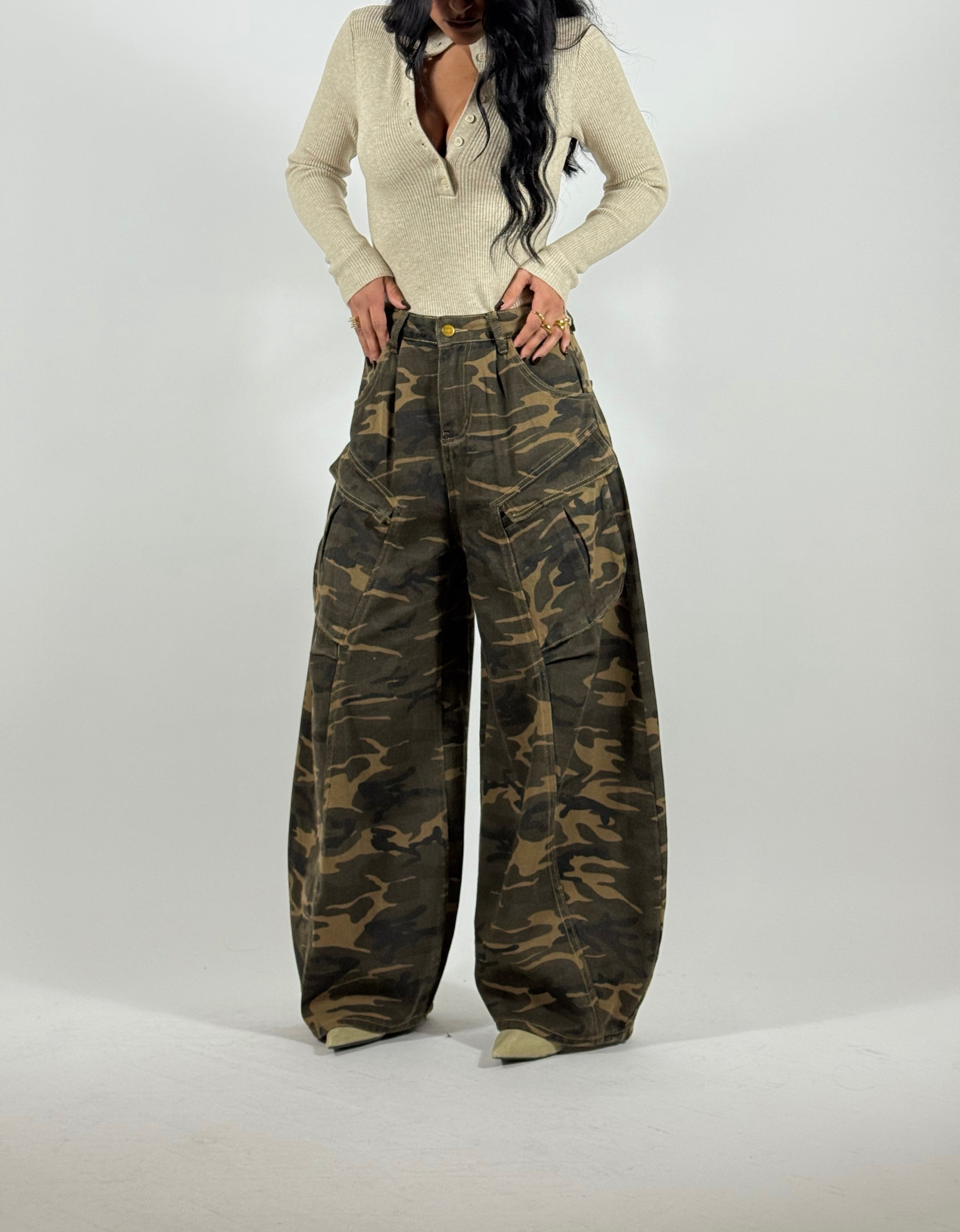 Jeans Balloon Military