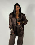 Camicia Raso Spalline