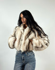 Eco Pelliccia Husky Panna