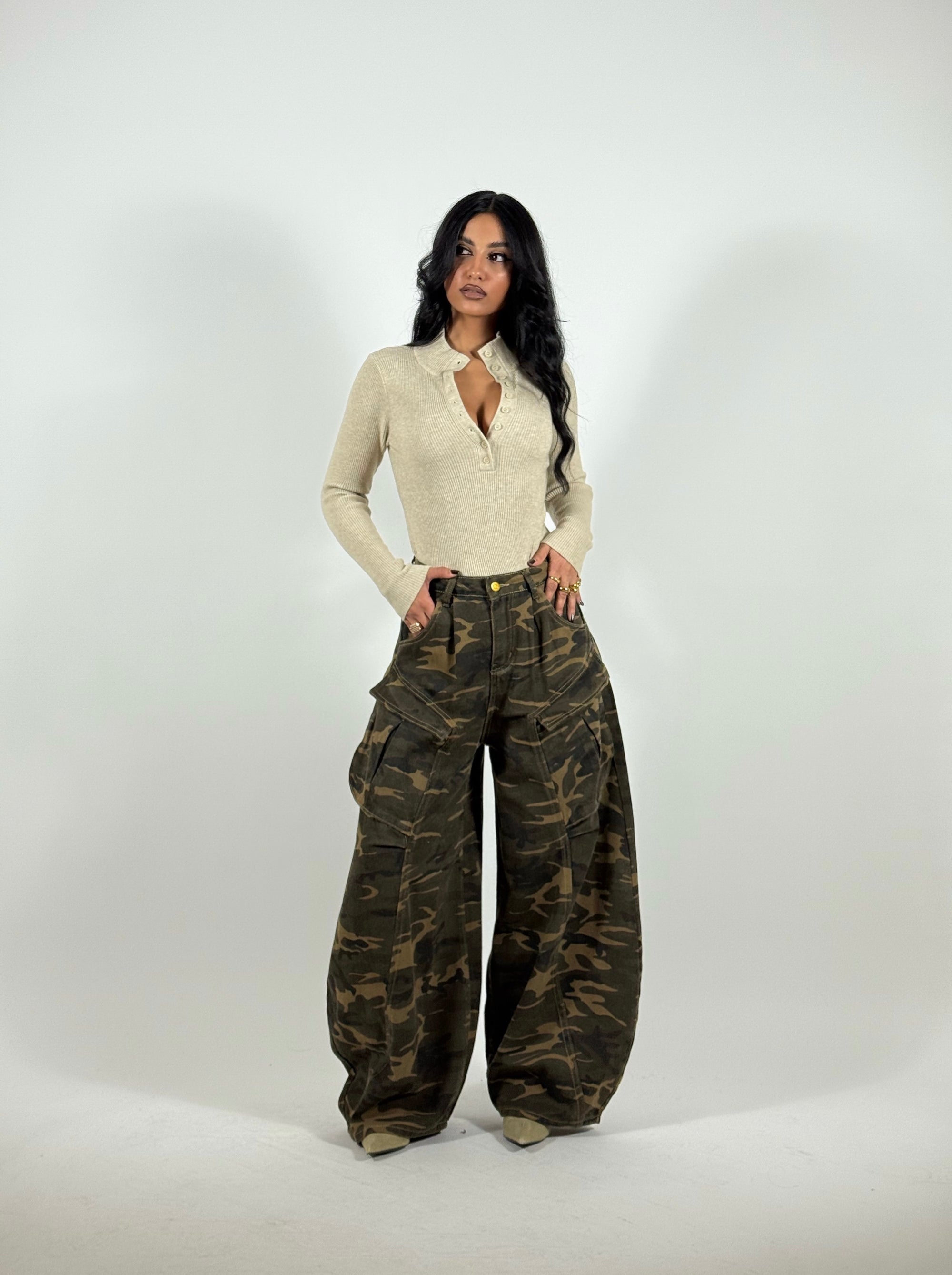 Jeans Balloon Military