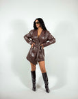 Jacket Dress Brownie