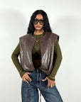 Gilet Strong Marrone
