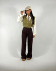Jeans Wide Leg Chocolate