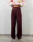 Pantalone Amalfi Bordeaux