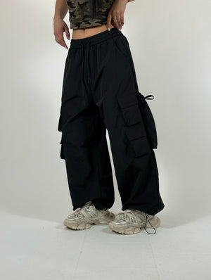 Pantalone Cargo Black