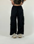 Pantalone Cargo Black