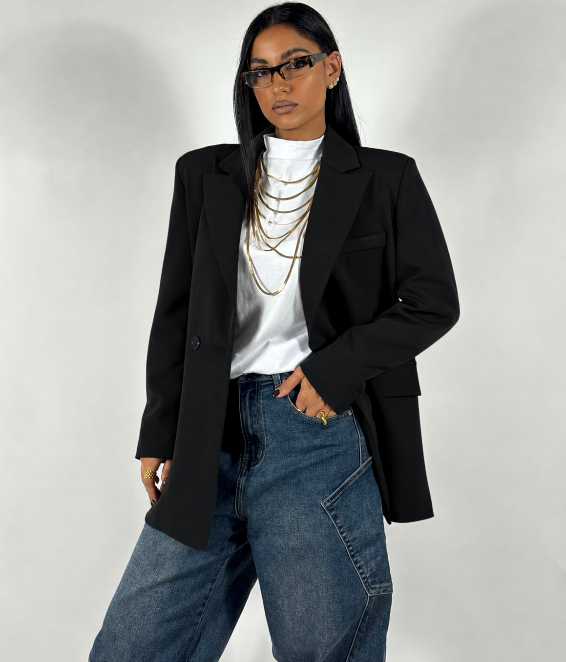 Giacca Oversize Nera